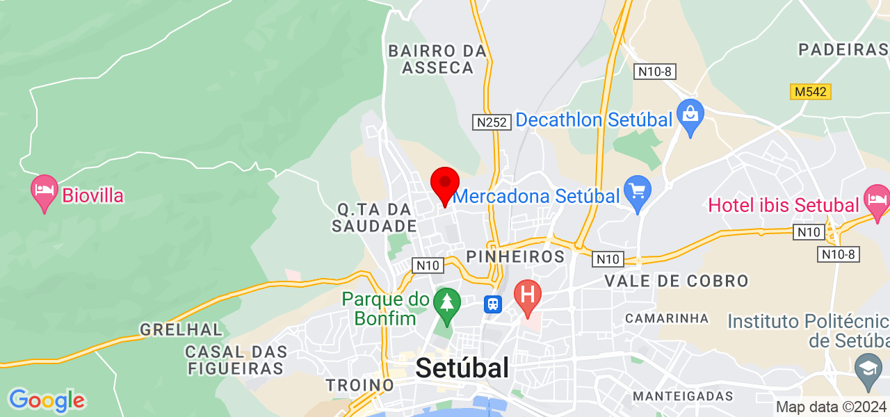 In&ecirc;s Coelho - Setúbal - Setúbal - Mapa
