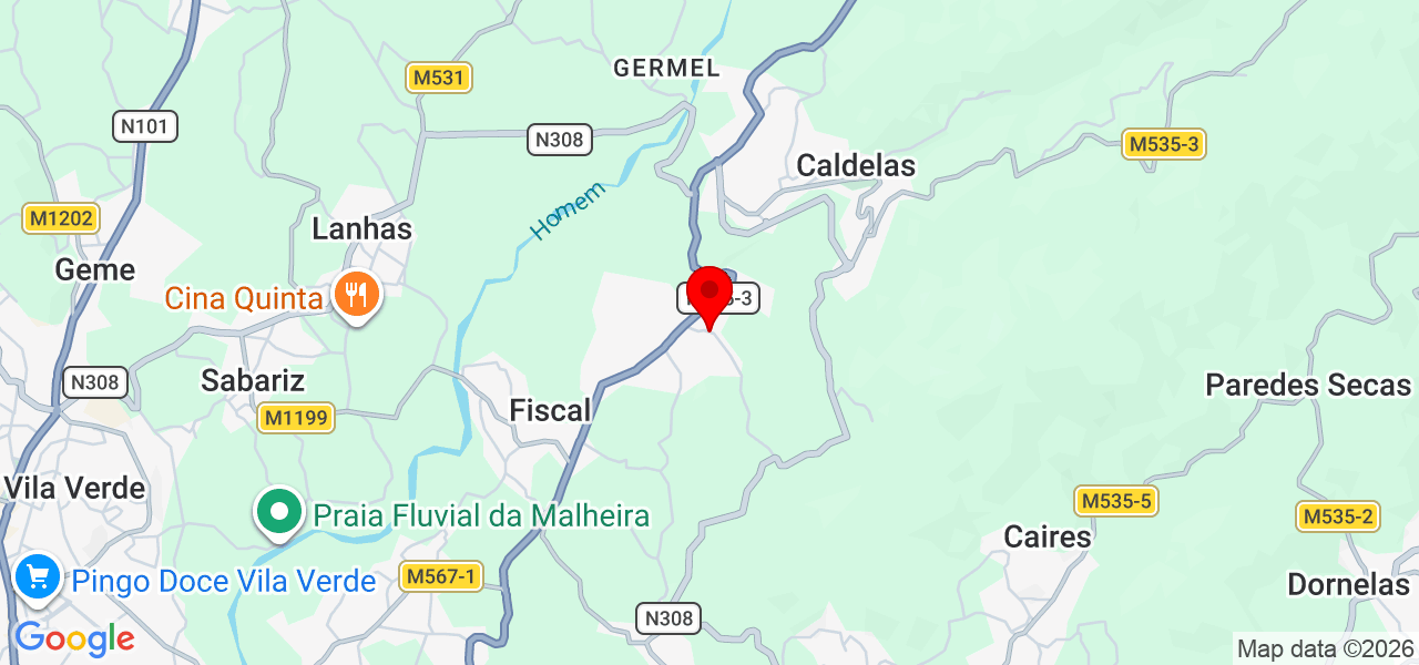 Tiago Carvalho multo-serviços - Braga - Amares - Mapa