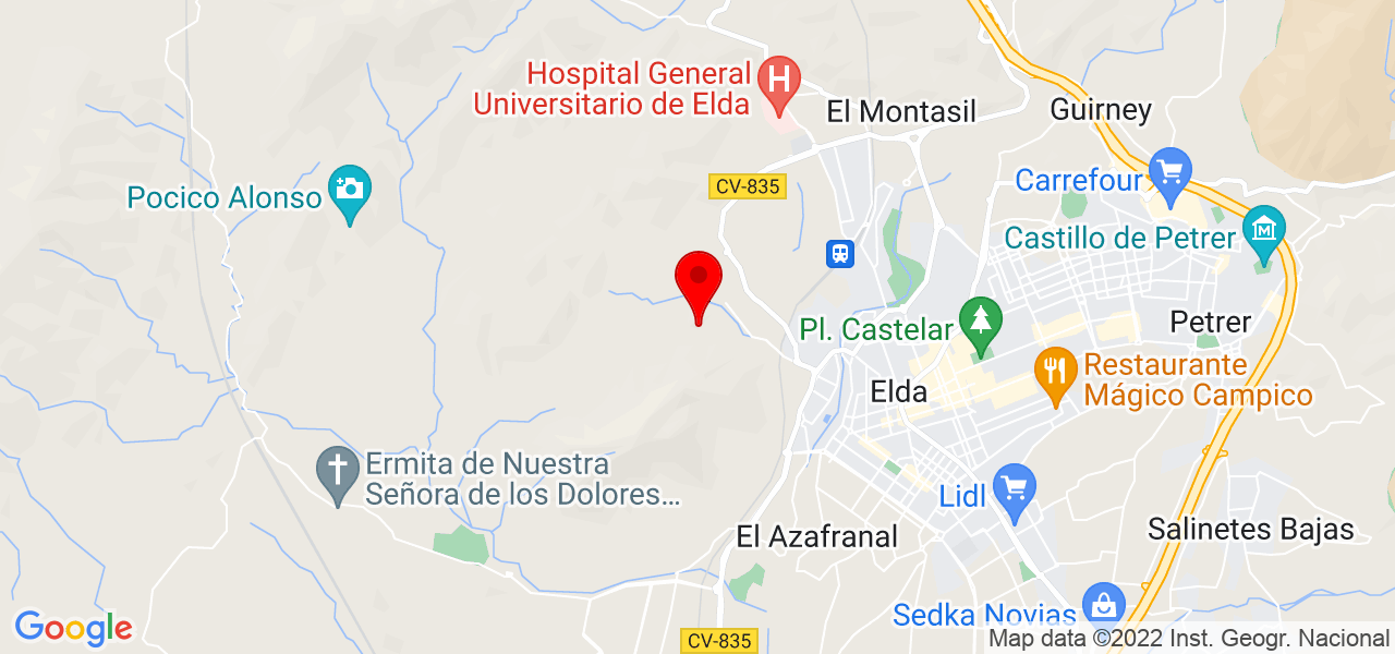 Claudia - Comunidad Valenciana - Elda - Mapa