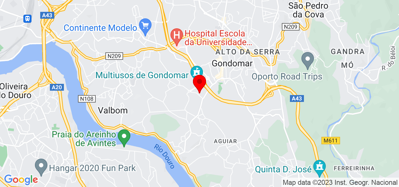 Tiago Miranda - Porto - Gondomar - Mapa