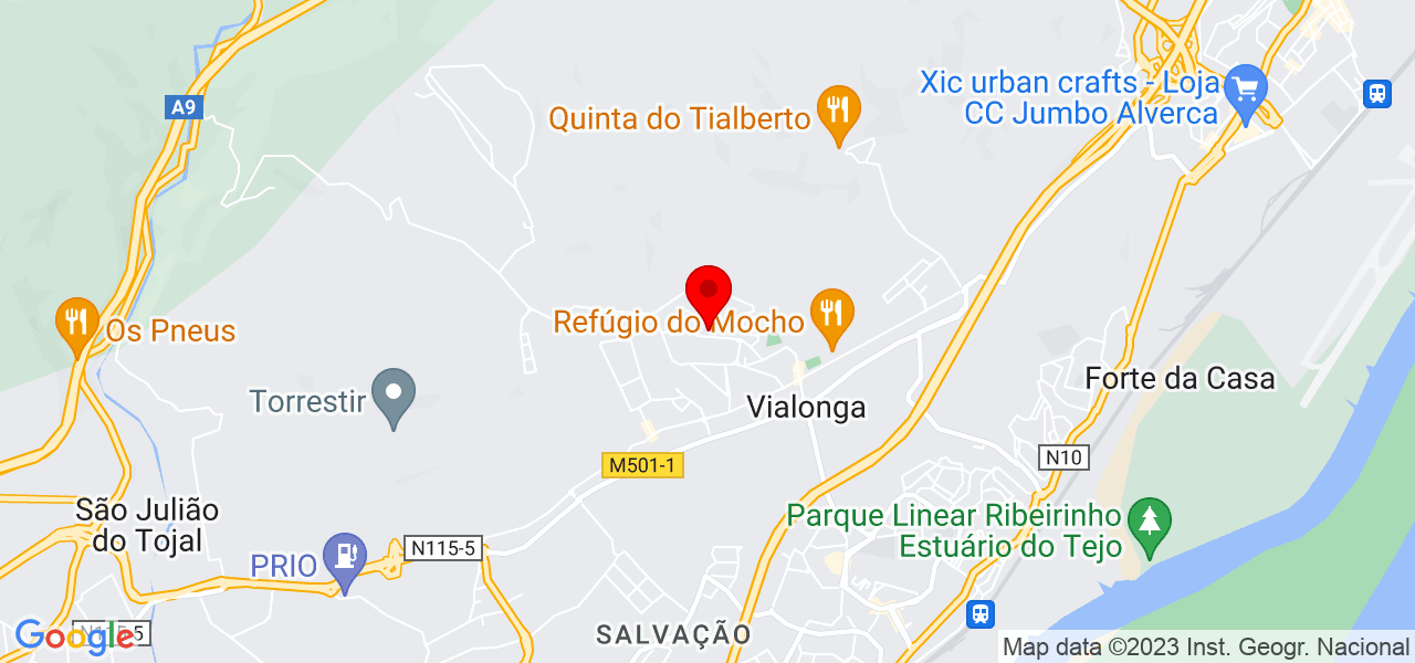 Maur&iacute;cio - Lisboa - Vila Franca de Xira - Mapa