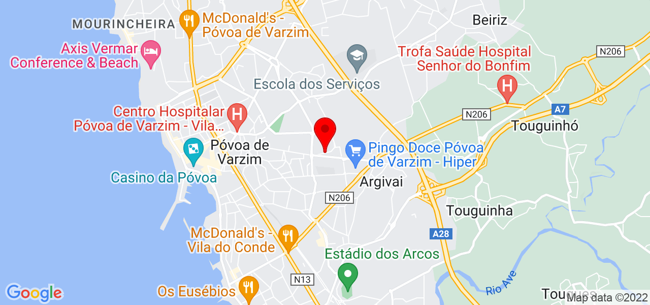 Ana - Porto - Póvoa de Varzim - Mapa