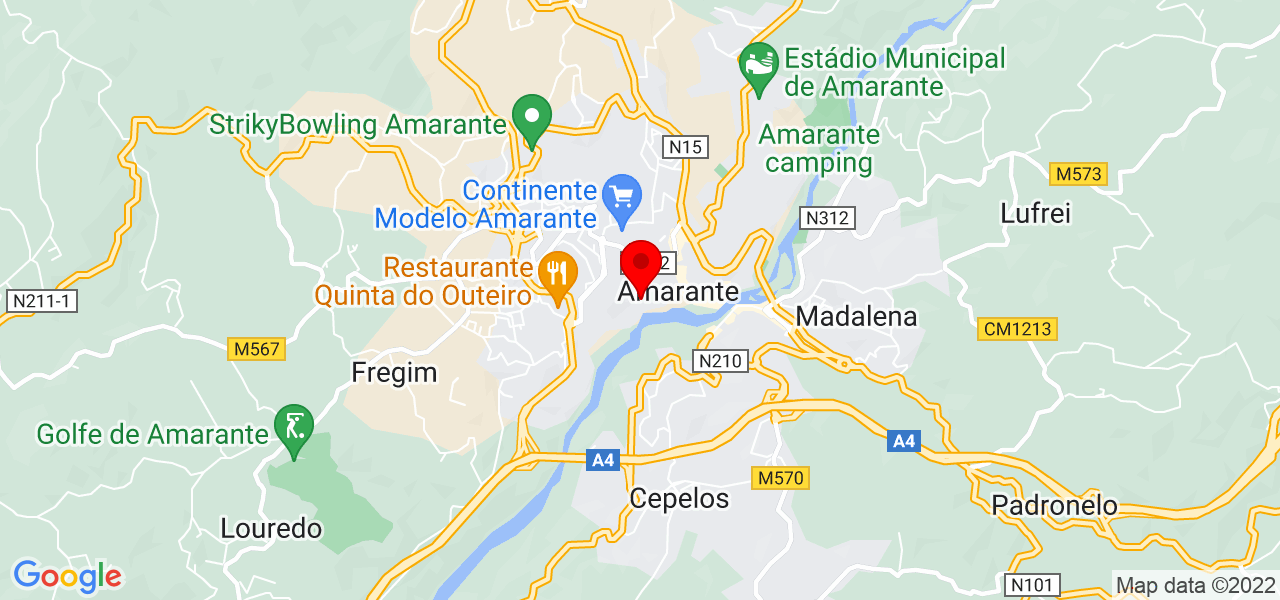 Carlos Shibata Junior - Porto - Amarante - Mapa
