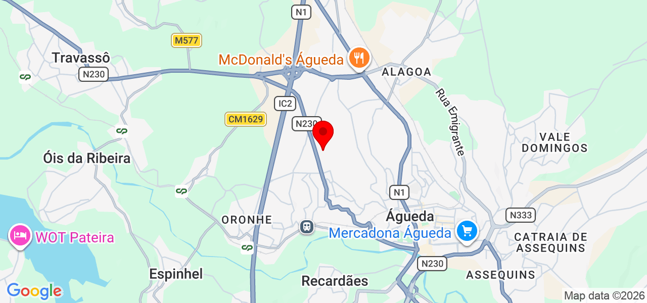 Ricardo Tomé - Aveiro - Águeda - Carte