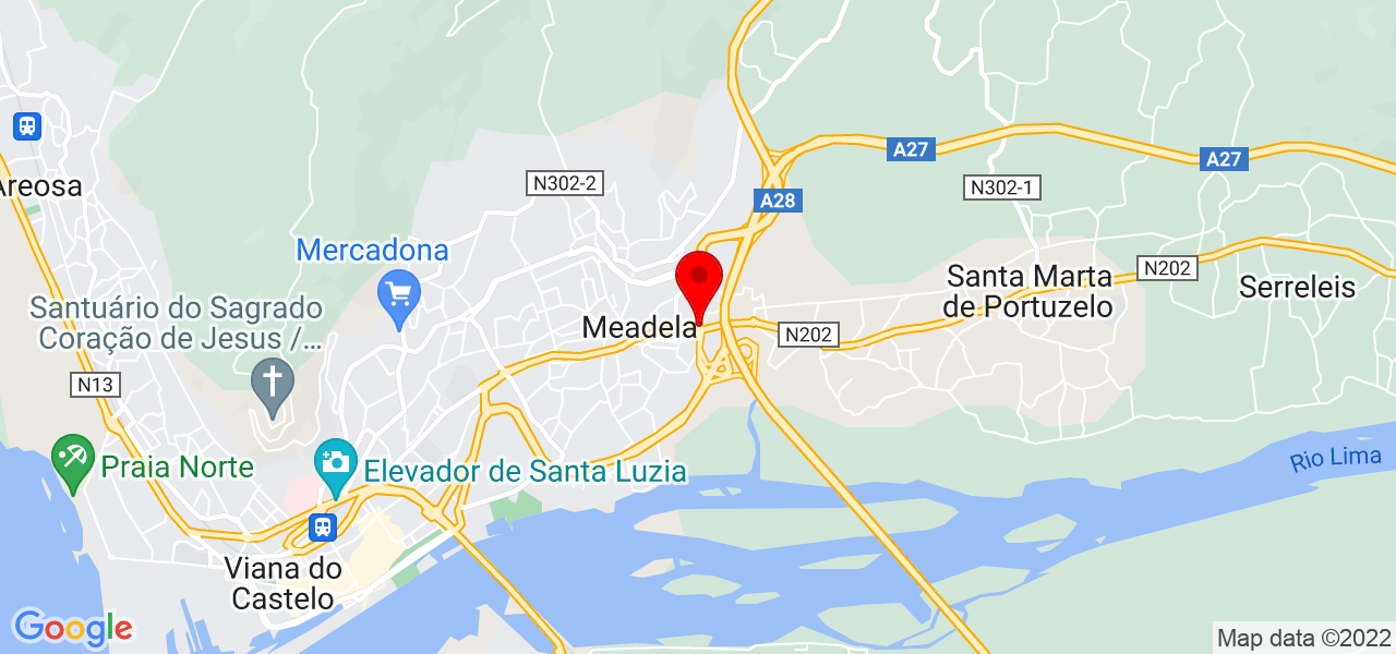 M&aacute;rio Jorge Neves Garcia - Viana do Castelo - Viana do Castelo - Mapa