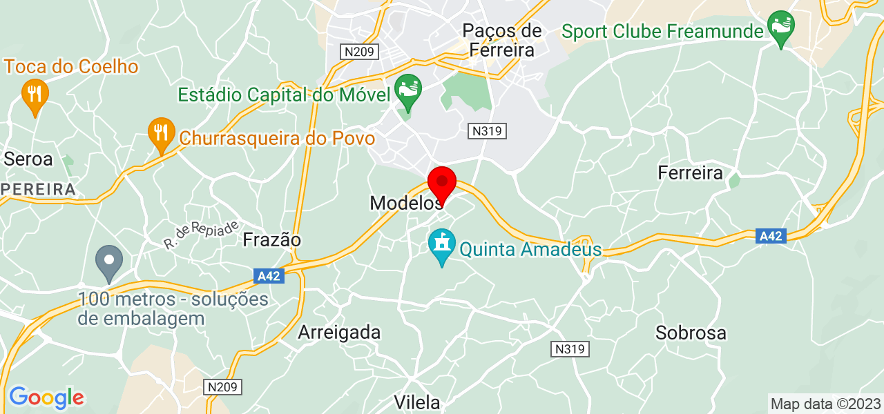 Bruno - Porto - Paços de Ferreira - Mapa