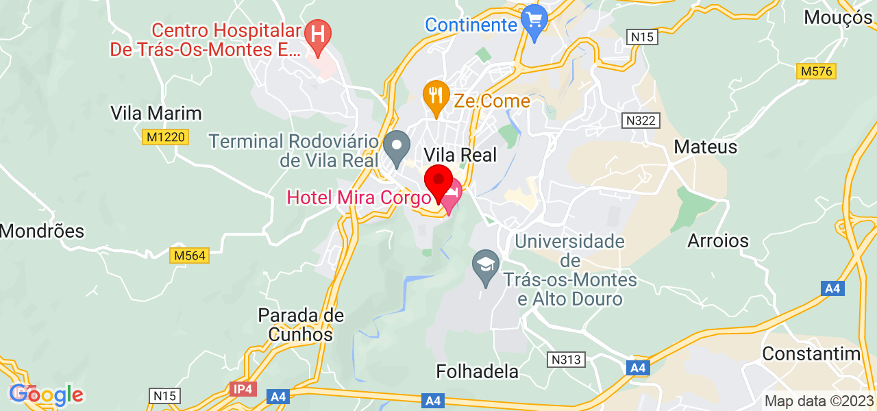 Alda Paula J. Alves Pais - Vila Real - Vila Real - Mapa