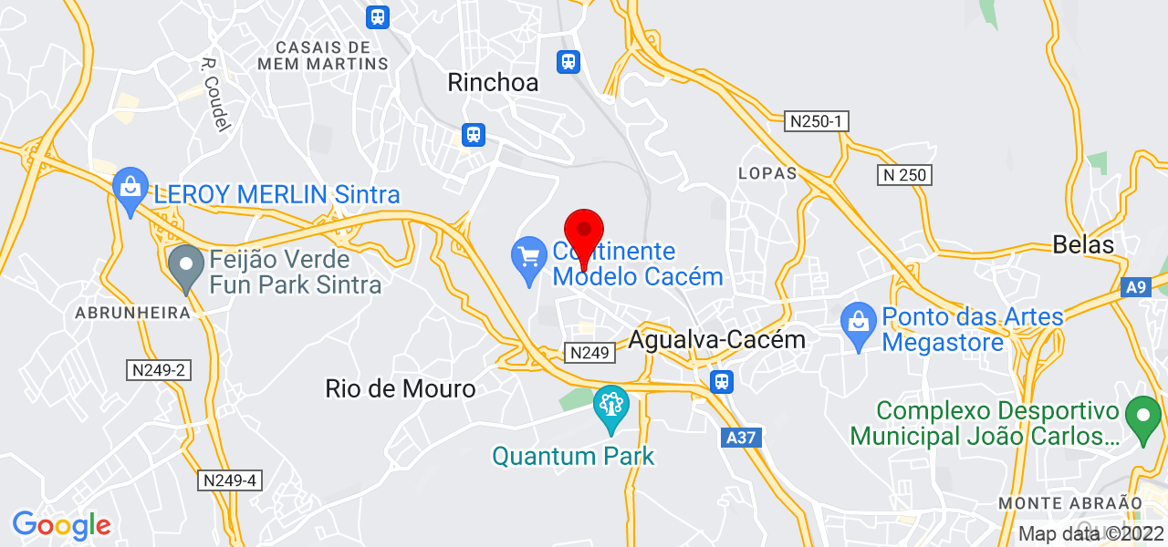 GiMor Transportes - Lisboa - Sintra - Mapa