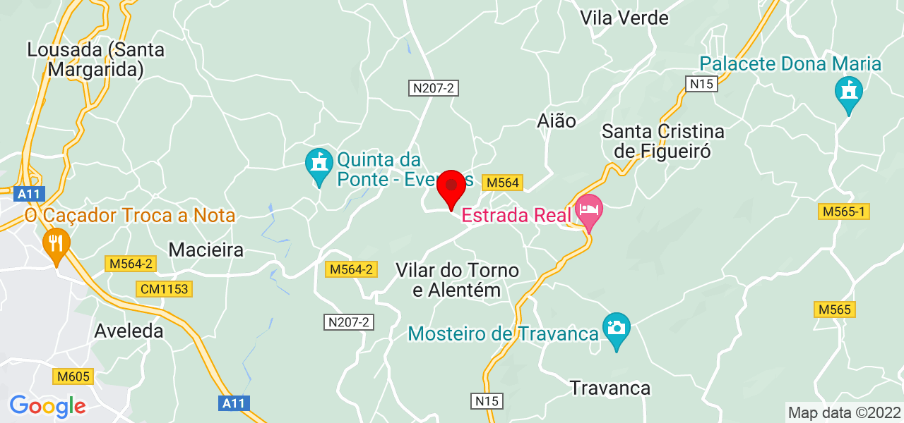 Tia T&eacute; - Porto - Lousada - Mapa