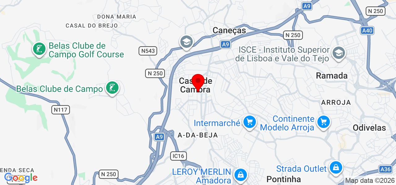 Dr. Carlos Silva - Lisboa - Sintra - Mapa