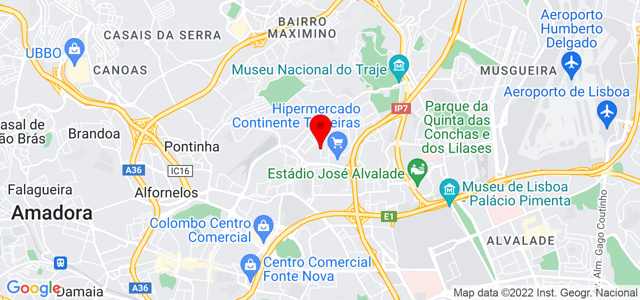 H&eacute;lder Sim&otilde;es - Lisboa - Lisboa - Mapa