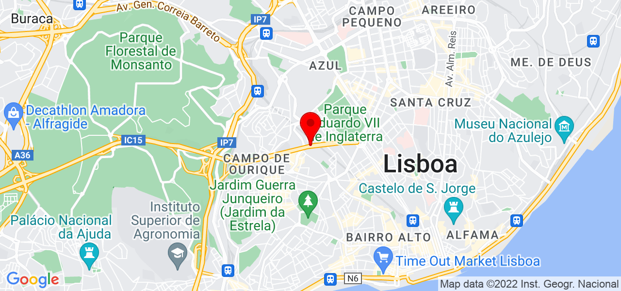 Jo&atilde;o Carlos Pinto Correia - Lisboa - Lisboa - Mapa