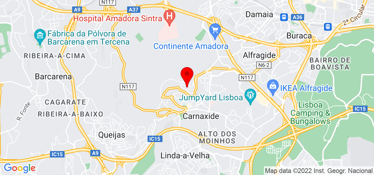 Vanessa - Lisboa - Oeiras - Mapa