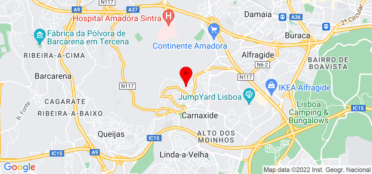 Vanessa - Lisboa - Oeiras - Map