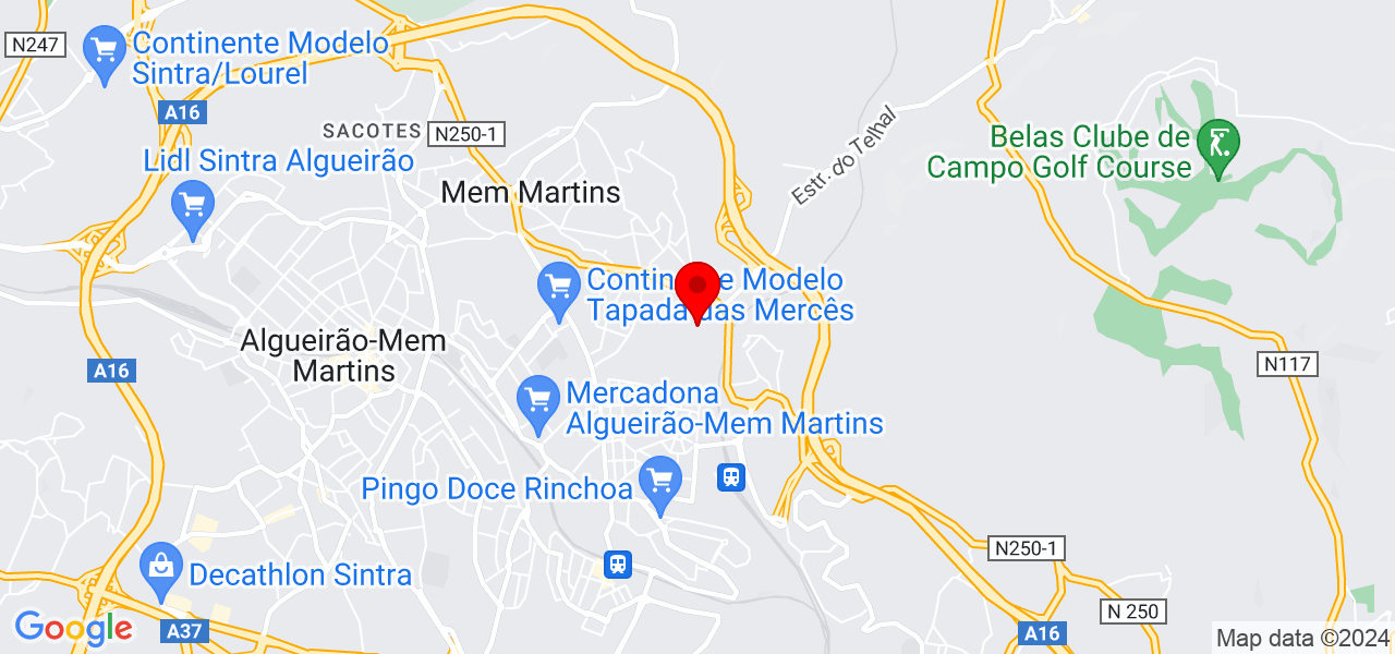 Kalleb Amorim - Lisboa - Sintra - Mapa