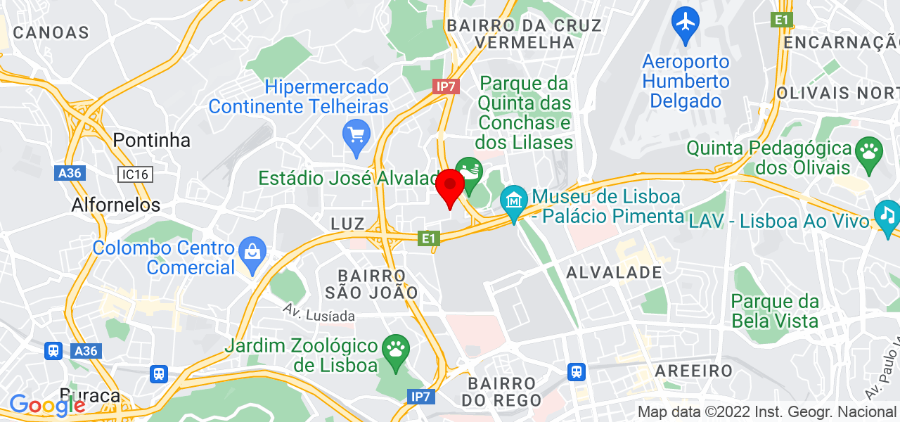 Gon&ccedil;alo Garcia - Lisboa - Lisboa - Mapa