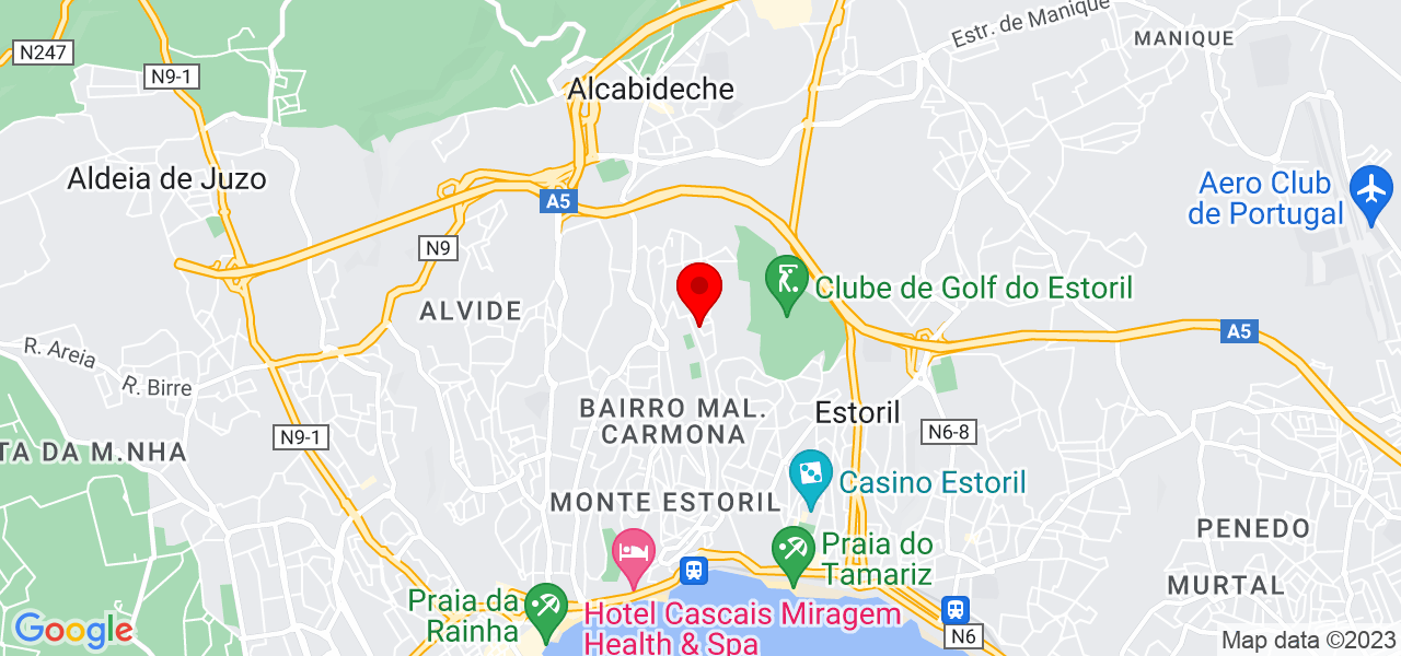 Iris Miranda - Lisboa - Cascais - Mapa