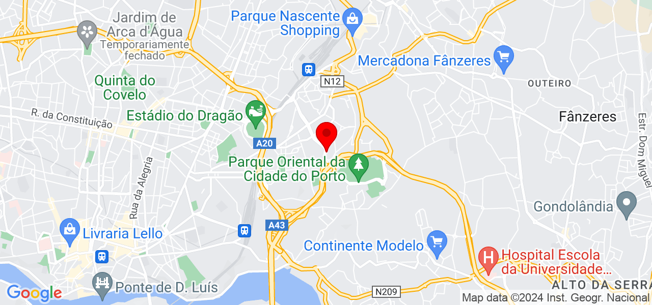 Hellen Rocha - Porto - Porto - Mapa