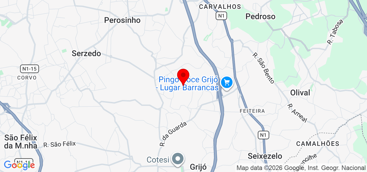 Eduardo Ferreira - Porto - Vila Nova de Gaia - Mapa