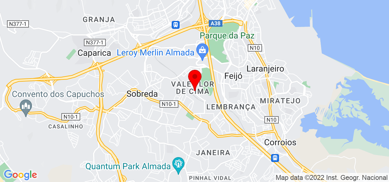 Maria - Setúbal - Almada - Mapa