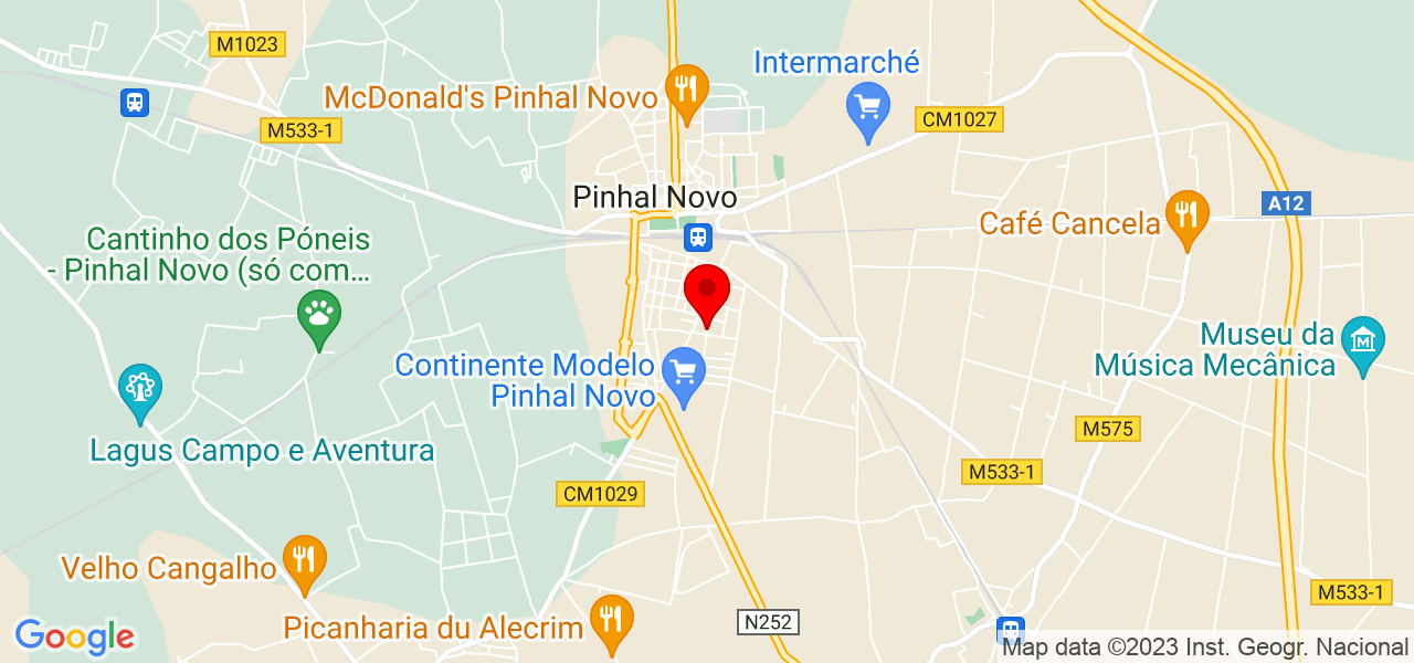 S&oacute;nia Couto - Setúbal - Palmela - Mapa