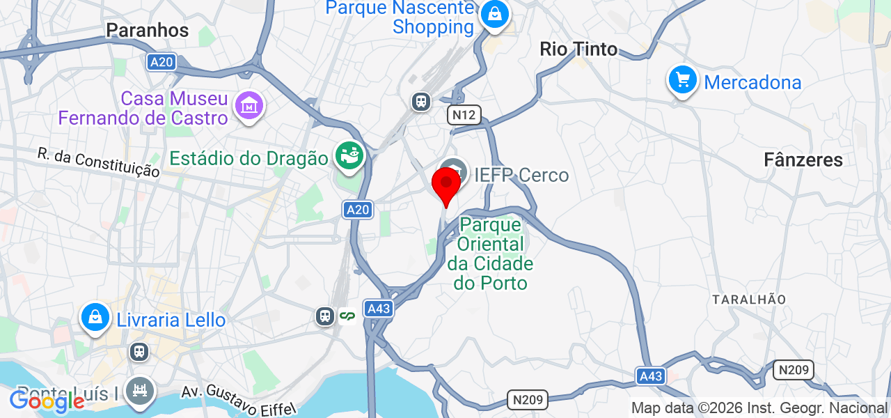 Casas Jardim - Porto - Porto - Mapa