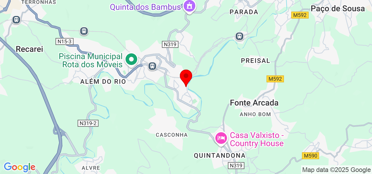 Daniel Silva - Porto - Paredes - Mapa