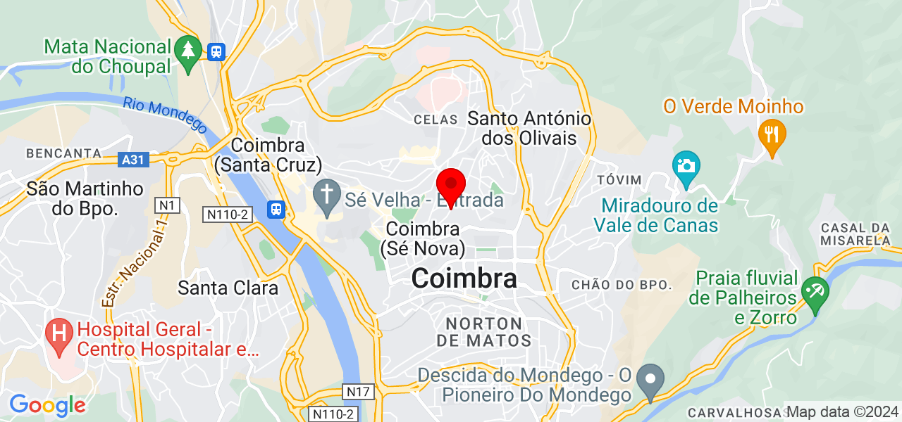 Tamara Vargas - Babysitter - Coimbra - Coimbra - Karte