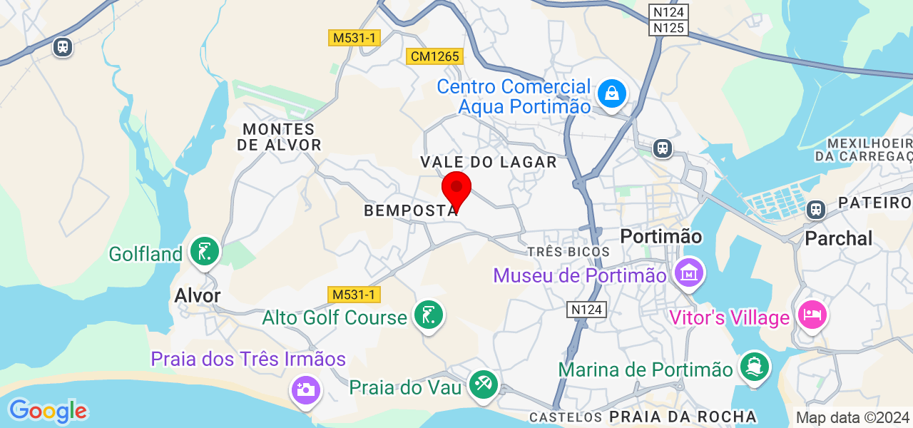 Joana - Faro - Portimão - Mapa