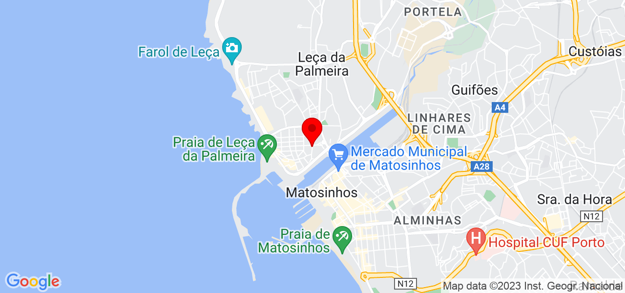 Falconnes - Porto - Matosinhos - Mapa