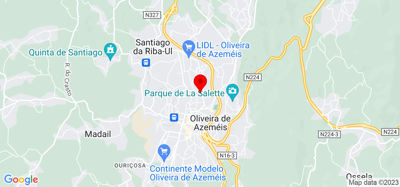 Bianca - Aveiro - Oliveira de Azeméis - Mapa