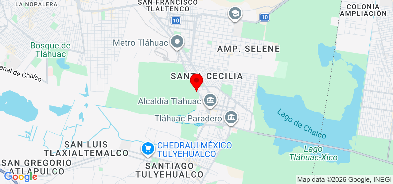 Gumel - Ciudad de Mexico - Tláhuac - Map