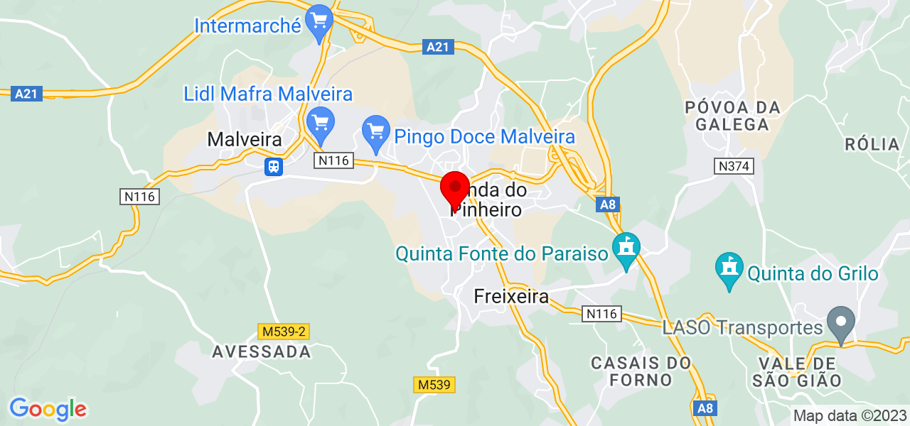 JS Cleaningardens - Lisboa - Mafra - Mapa
