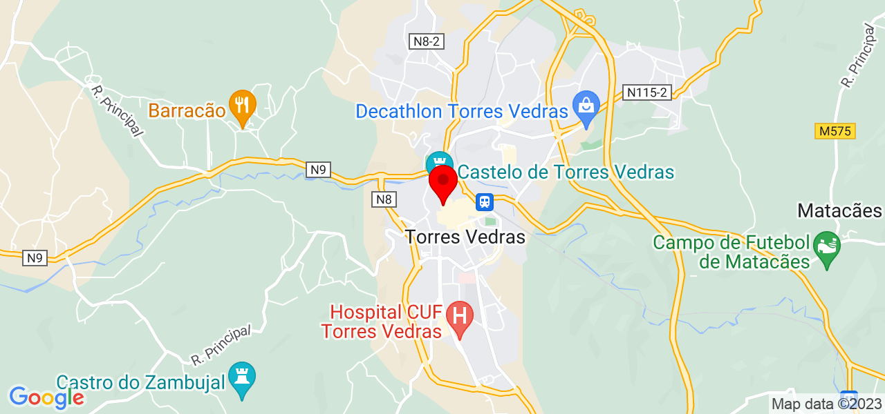Luis Matos - Lisboa - Torres Vedras - Mapa