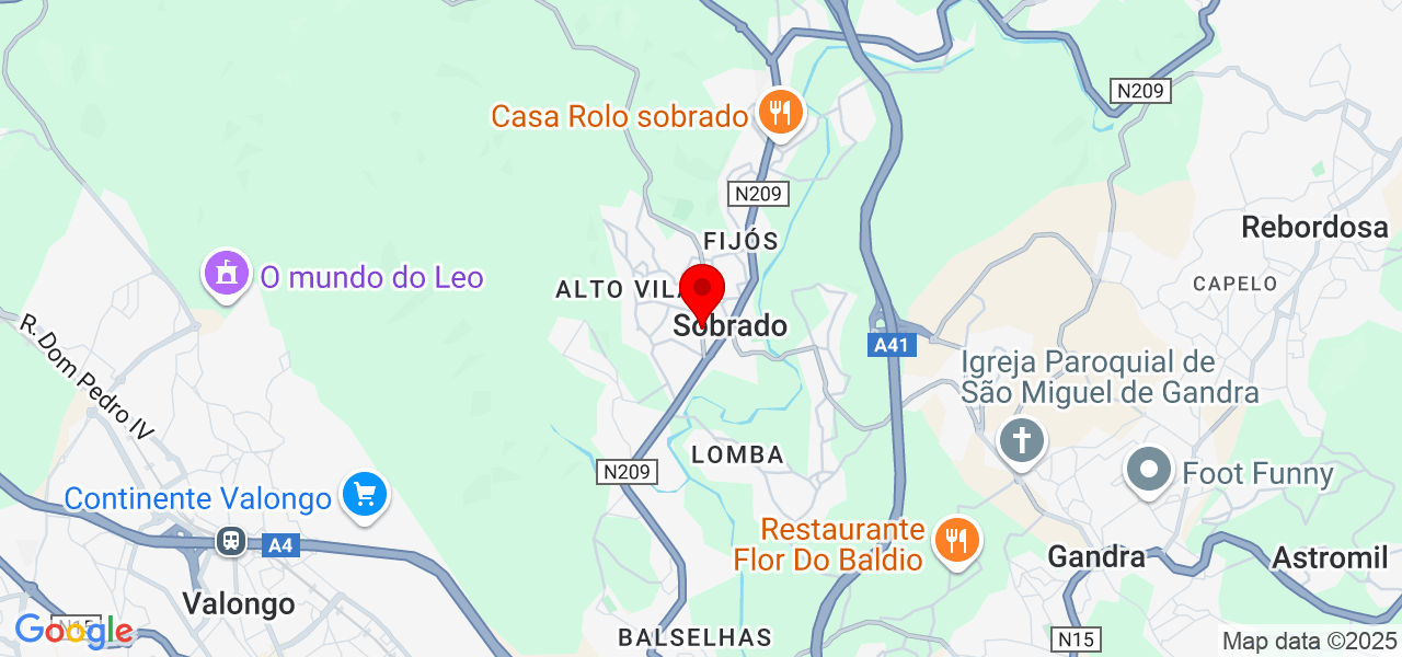Jslavagens.pt - Porto - Valongo - Mapa