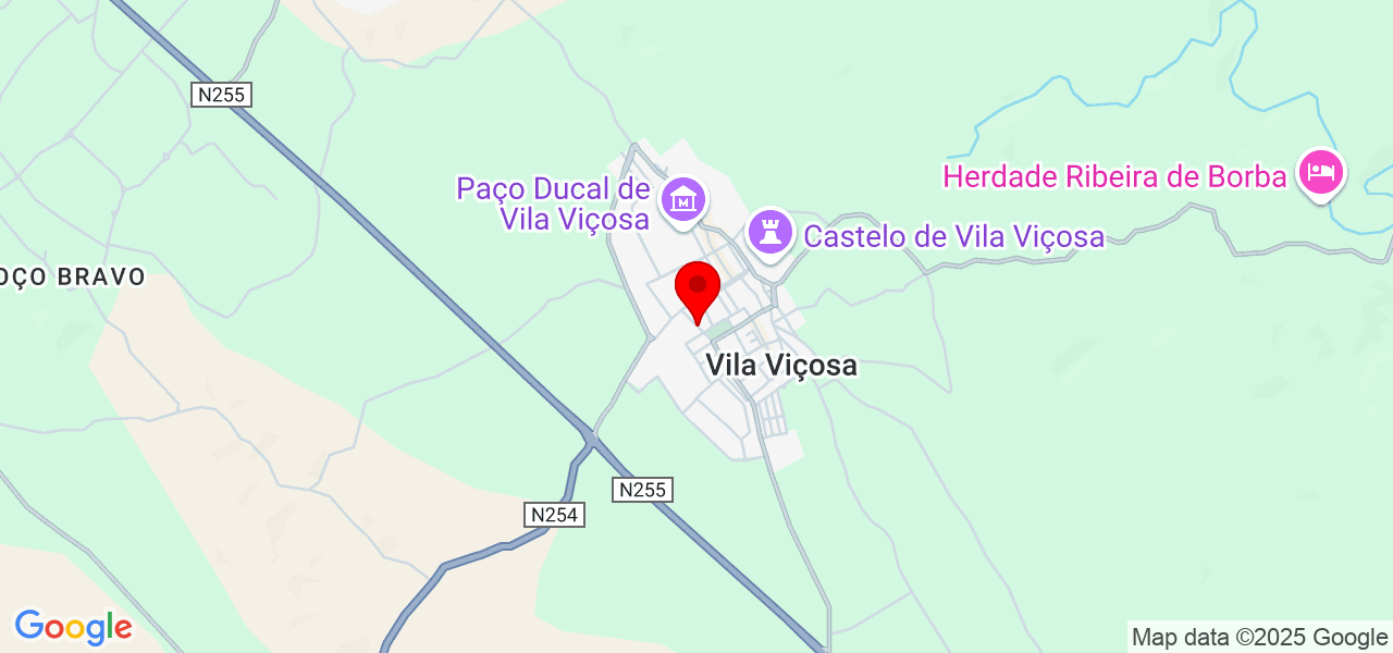Vera Concei&ccedil;&atilde;o - Évora - Vila Viçosa - Map