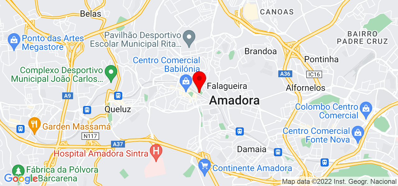 Diovani - Lisboa - Amadora - Mapa