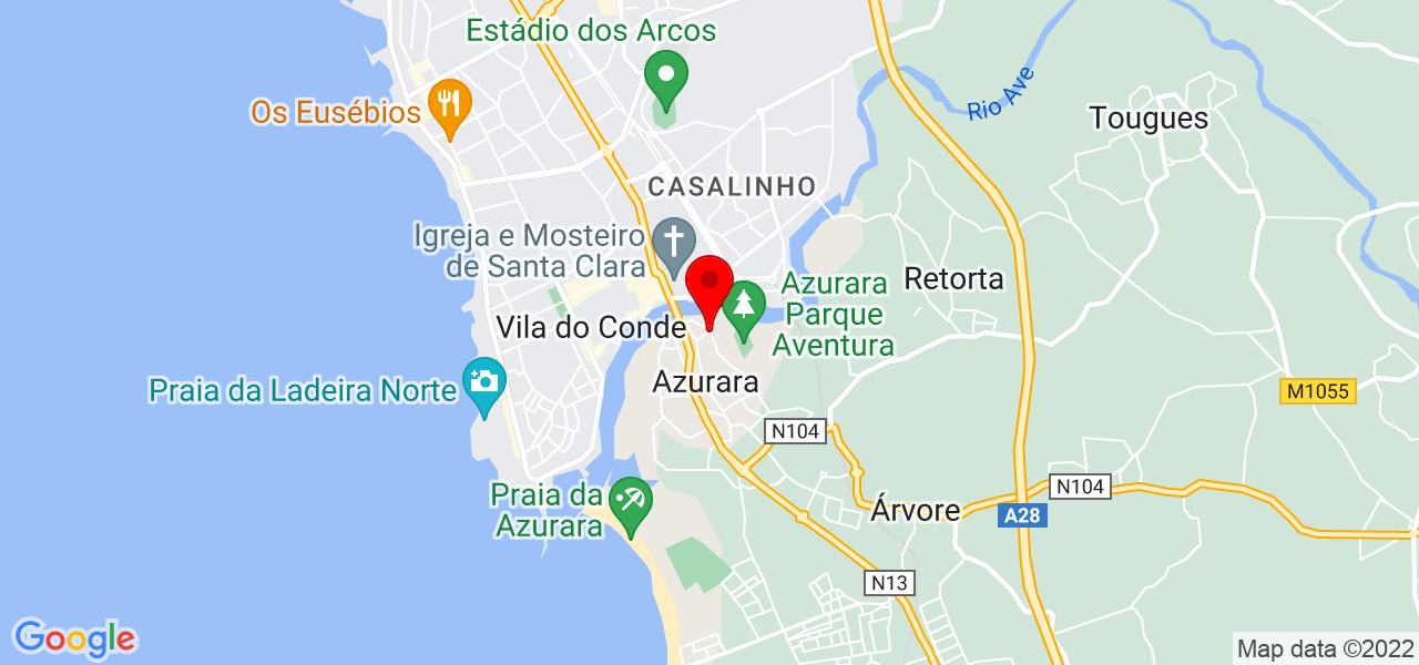 Sara Pinto - Porto - Vila do Conde - Mapa