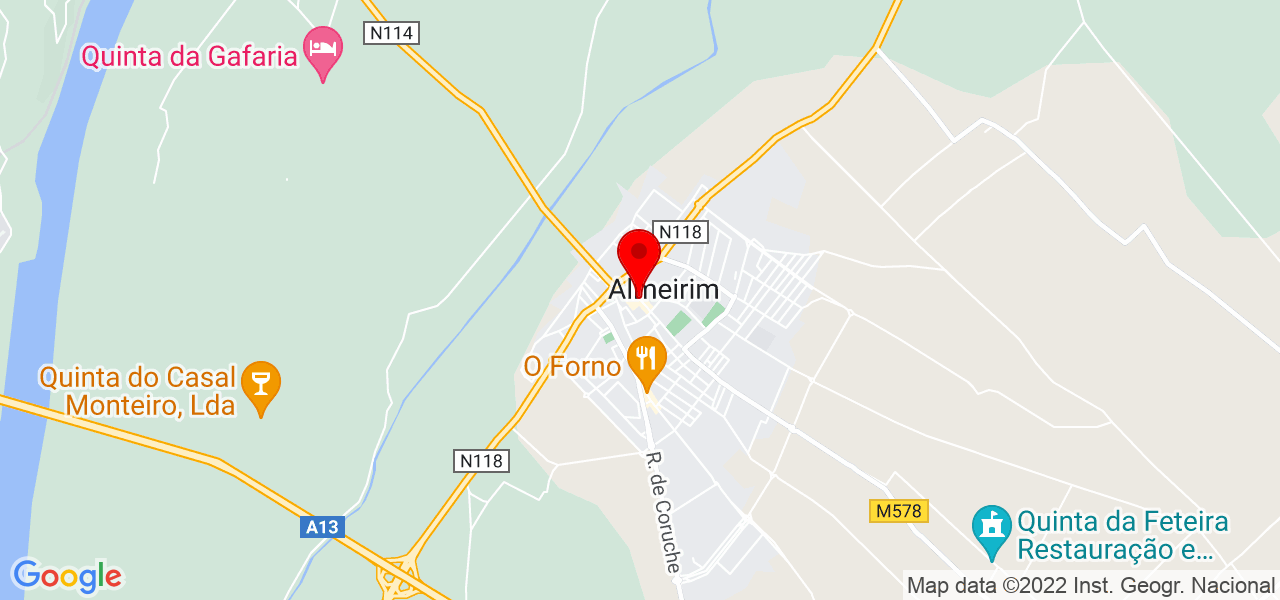 Puppies &amp; Cia - Santarém - Almeirim - Mapa