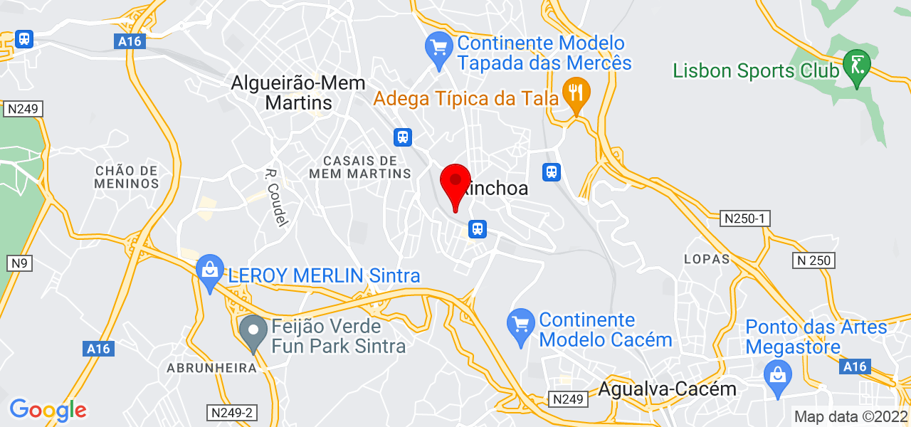 Karim Cunha Benali - Lisboa - Sintra - Mapa