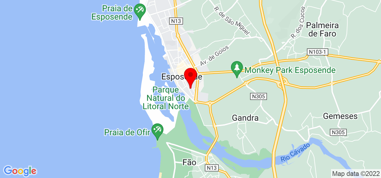 Teresa Losa Regado - Braga - Esposende - Mapa