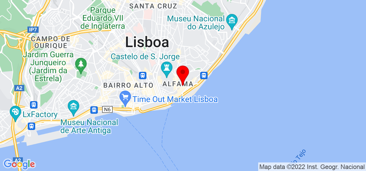 Marta Guimar&atilde;es - Lisboa - Lisboa - Mapa