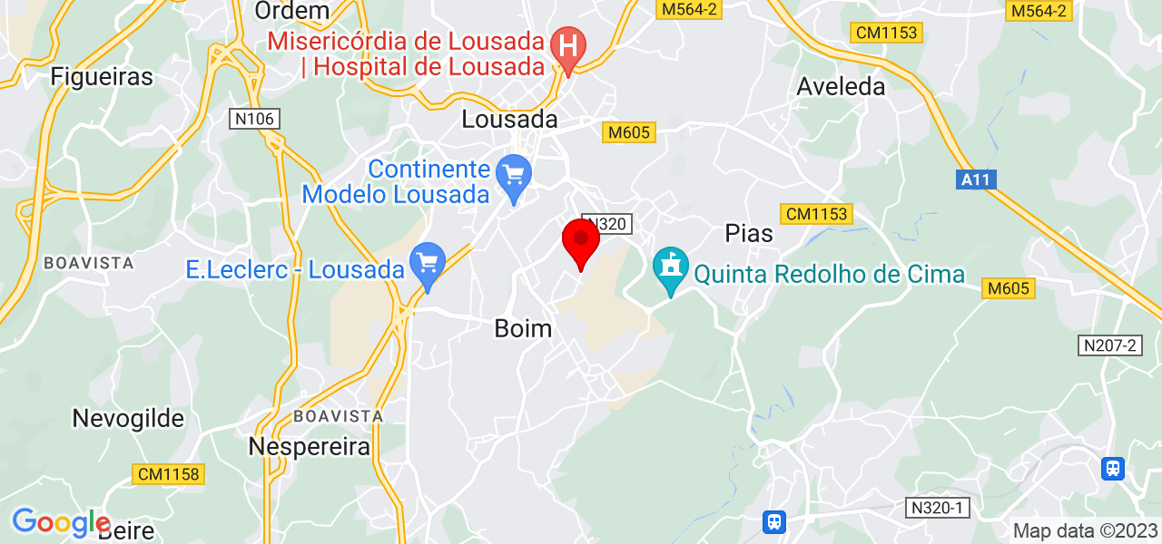 Lúcia Couto - Porto - Lousada - Karte