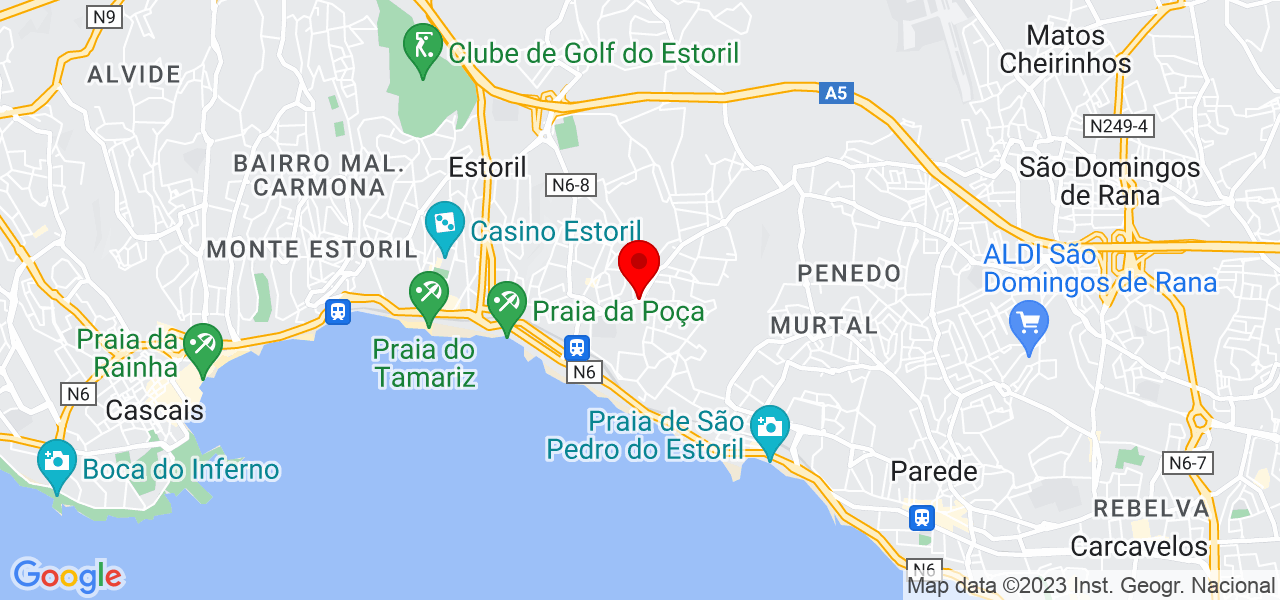 Alexandre Ferreira - Lisboa - Cascais - Mapa