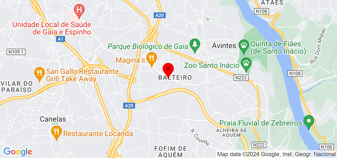 Sónia Santos - Porto - Vila Nova de Gaia - Mapa