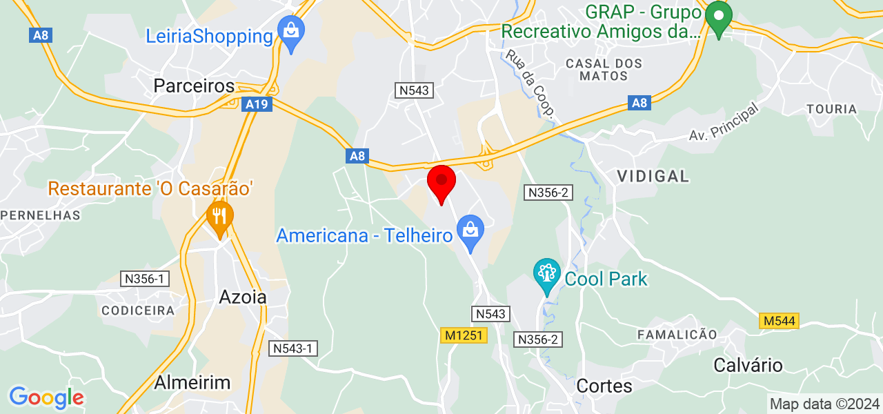 Paula Almeida especialista em alisamento - Leiria - Leiria - Mapa