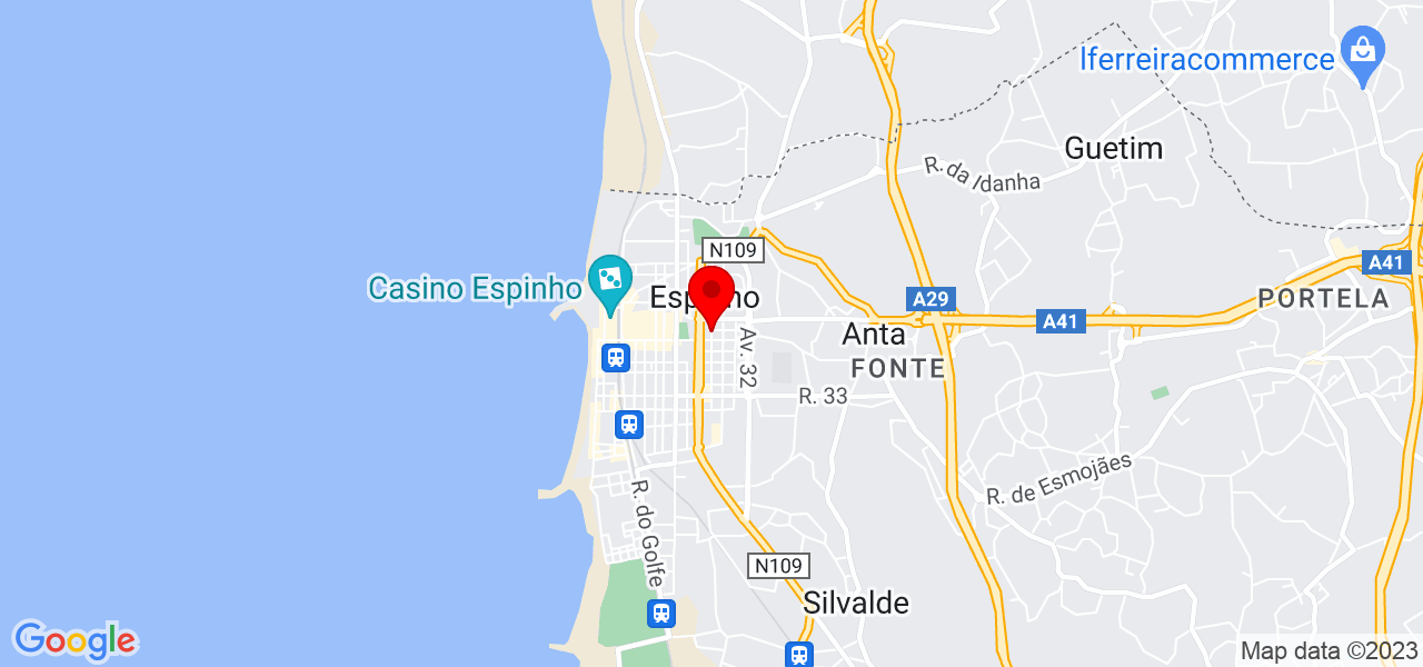 Renata Carneiro - Aveiro - Espinho - Mapa
