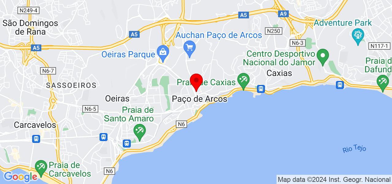 Olinda quer doce - Lisboa - Oeiras - Mapa