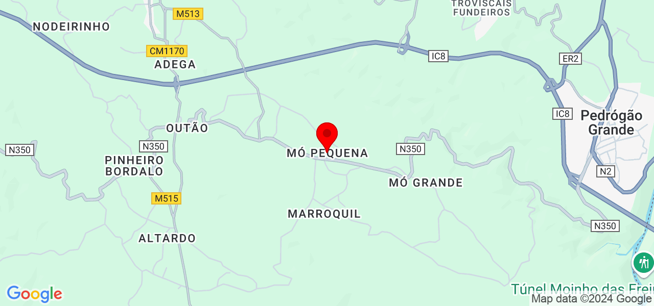 Carlota - Leiria - Pedrógão Grande - Map