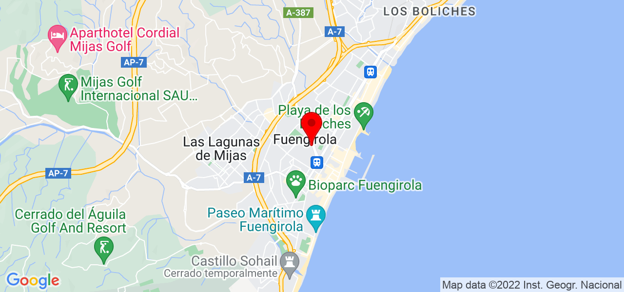 artista udiovisual - Andalucía - Fuengirola - Mapa
